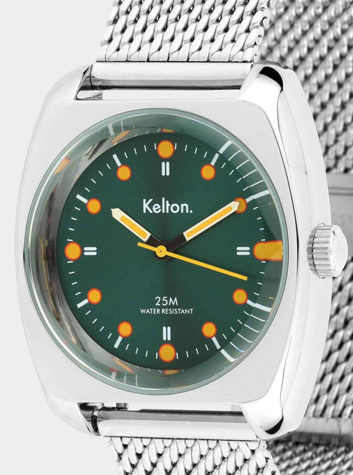 kelton-rc2-vert-orange-mesh-montre-acier-316l image 3