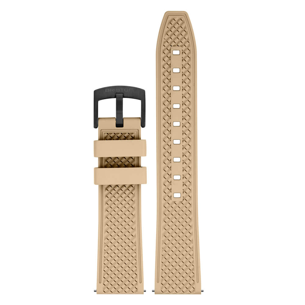 briston-bracelet-rubber-fkm-20-mm-kaki-caoutchouc-fluocarbon-interchangeable image 2