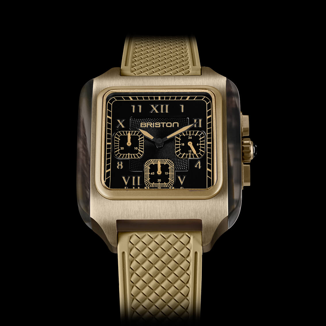 briston-streamliner-kennedy-chrono-38-5-mm-jungle-pvd-kaki-ac-tate-vert image 4