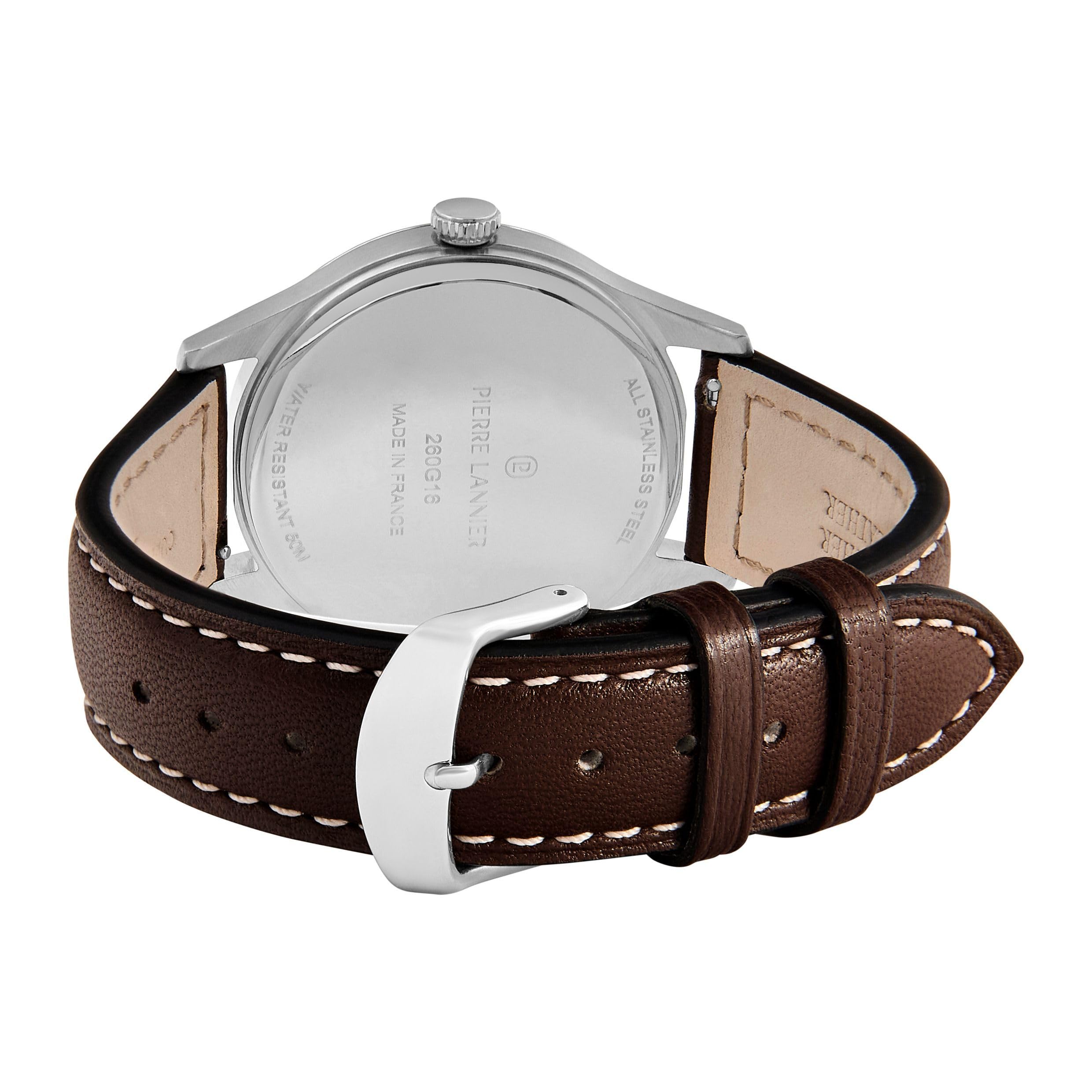 pierre-lannier-aviateur-montre-quartz-40-mm-acier-inoxydable-5-atm-2 image 4