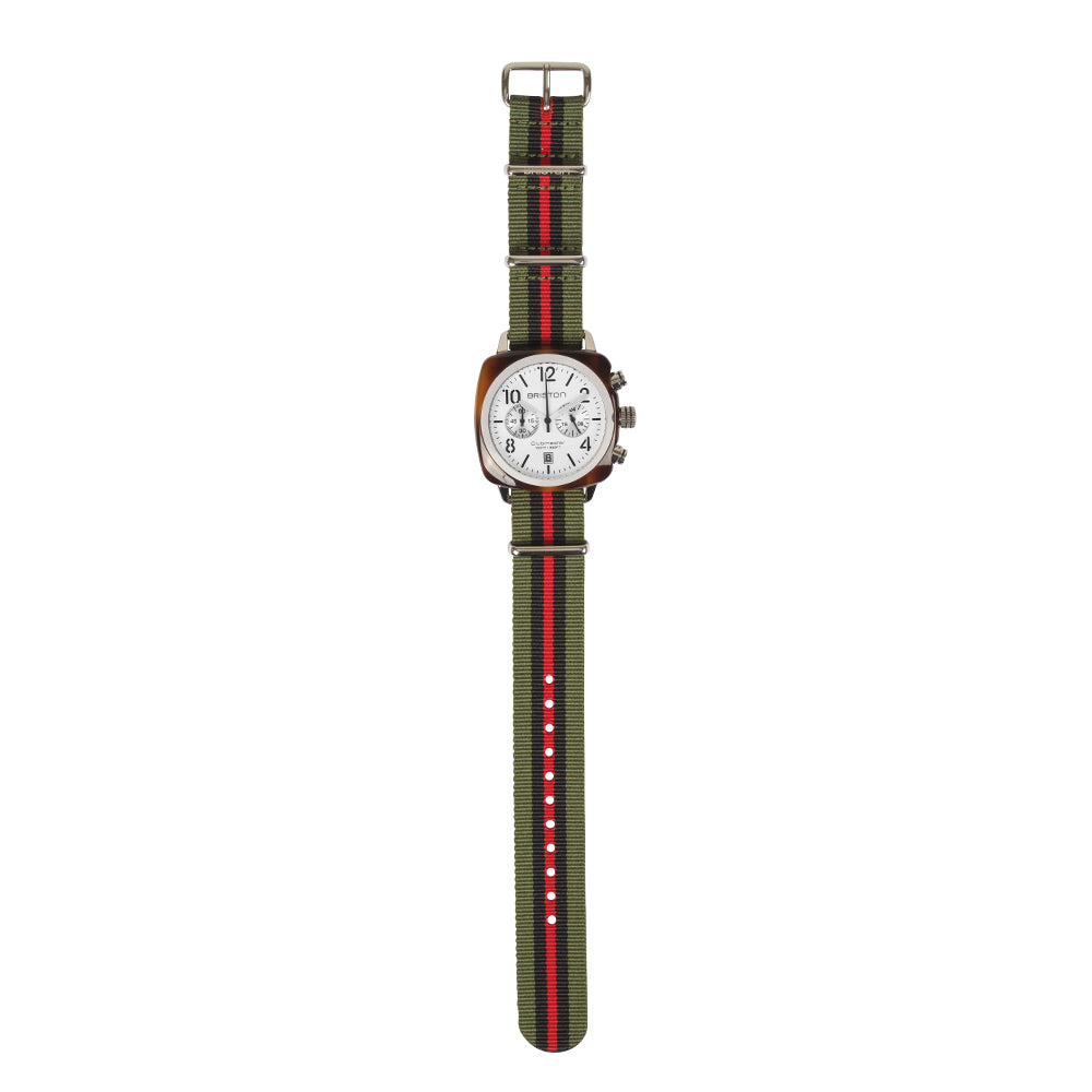 briston-bracelet-type-nato-20-mm-vert-noir-rouge image 3