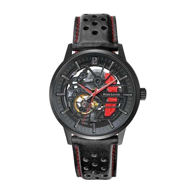 pierre-lannier-paddock-montre-homme-automatique-acier-inoxydable-43-mm-5-atm image 1