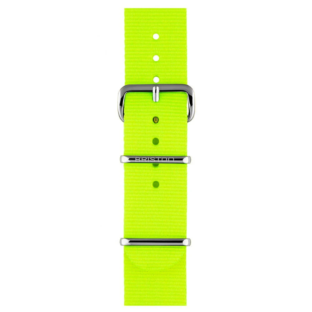 briston-bracelet-type-nato-jaune-fluo-20-mm image 1