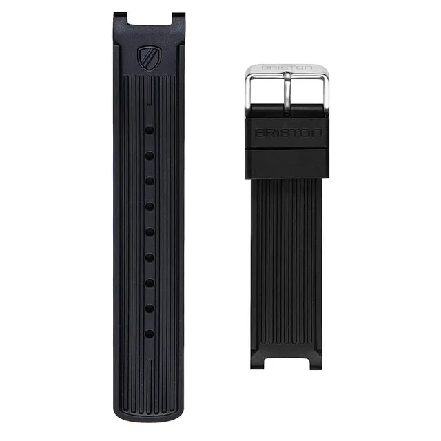 briston-bracelet-rubber-urban-noir-20-mm-caoutchouc image 1