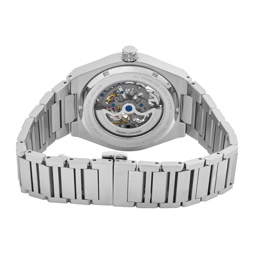 pierre-lannier-ardent-montre-automatique-42-5-mm-cadran-vert-squelette-acier-5-a image 8