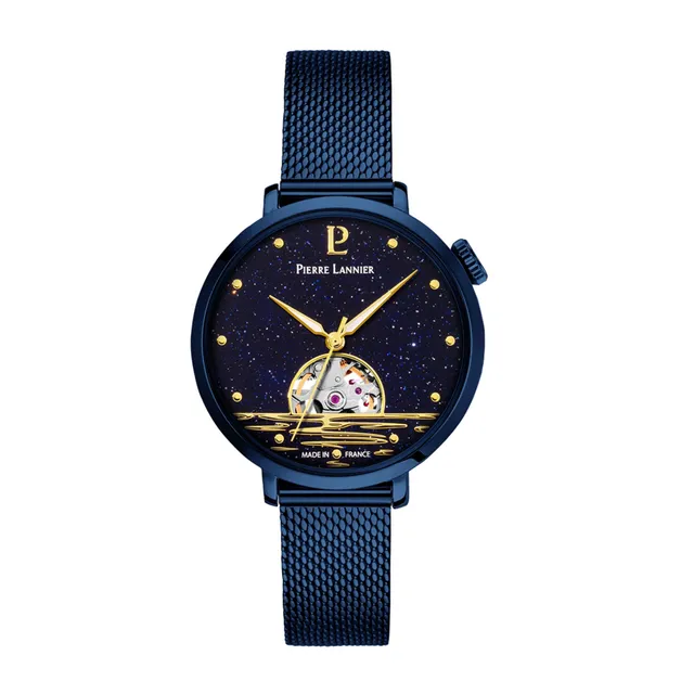 pierre-lannier-australe-montre-automatique-acier-35-mm image 1