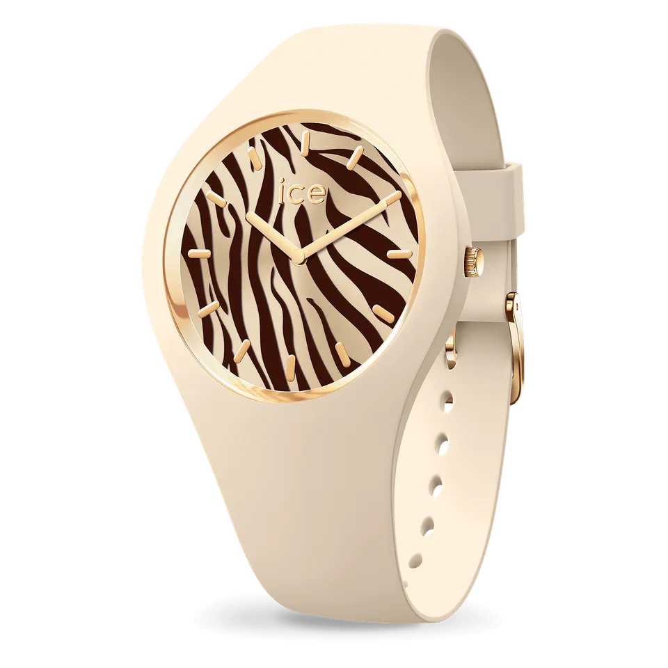 ice-watch-ice-iconic-ice-wild-almond-skin-zebra-montre-femme image 1