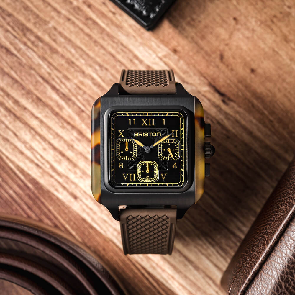 briston-streamliner-kennedy-chrono-safari-pvd-noir-38-5-mm image 3