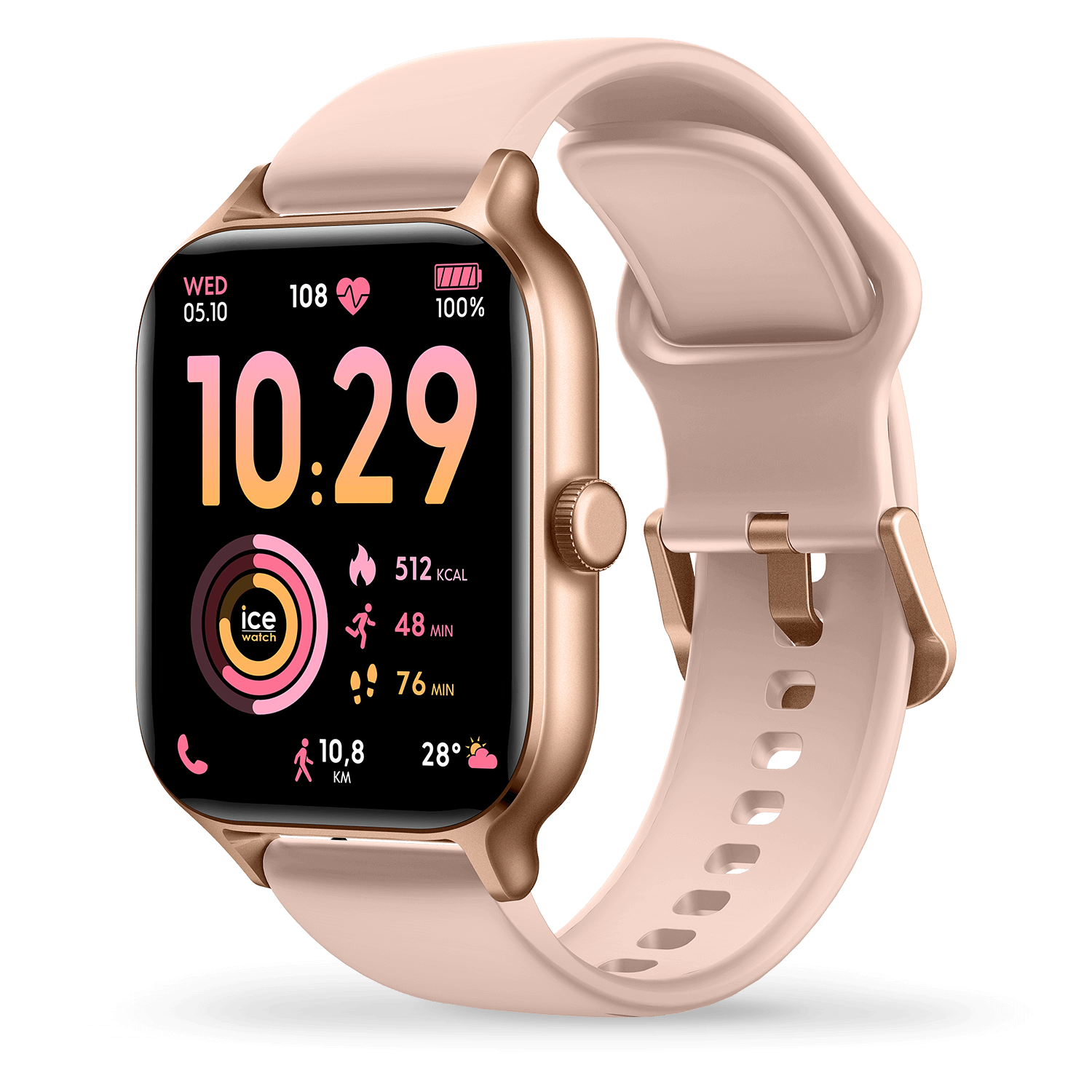 ice-watch-ice-fit-rt-3-0-36mm-montre-connect-e-sport-femme-rose-amoled-gps-strav image 2