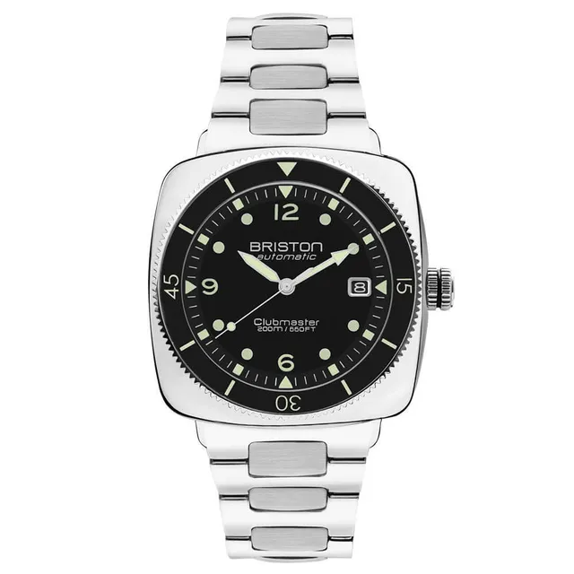 briston-clubmaster-legend-diver-40-mm-automatique-noir-acier image 1
