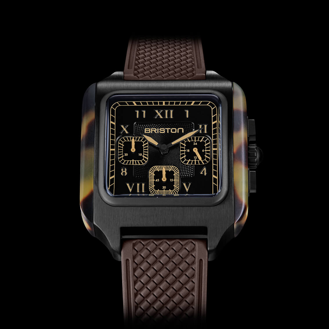 briston-streamliner-kennedy-chrono-safari-pvd-noir-38-5-mm image 5