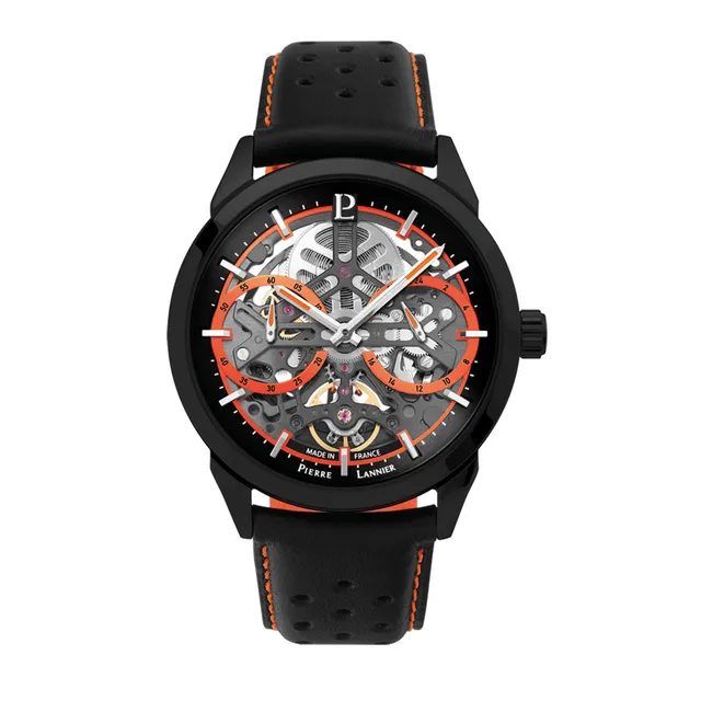 pierre-lannier-monarck-montre-automatique-homme-43-mm-acier-inoxydable-5-atm image 1