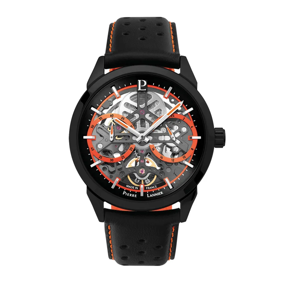 pierre-lannier-monarck-montre-automatique-homme-43-mm-acier-inoxydable-5-atm image 1