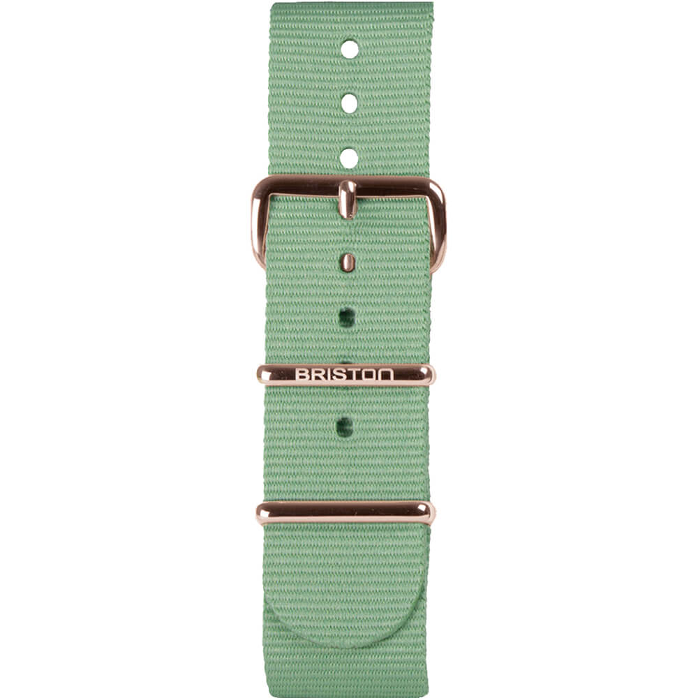 briston-bracelet-nato-20-mm-vert-d-eau-nylon image 2