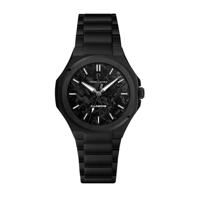pierre-lannier-graphite-montre-homme-noire image 1