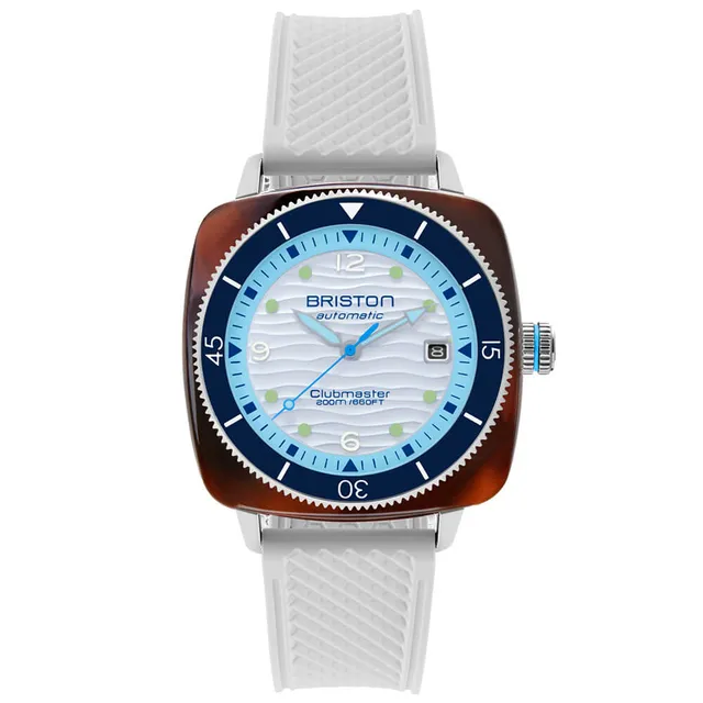 briston-clubmaster-legend-diver-ocean-automatique-40-mm-blanc image 1