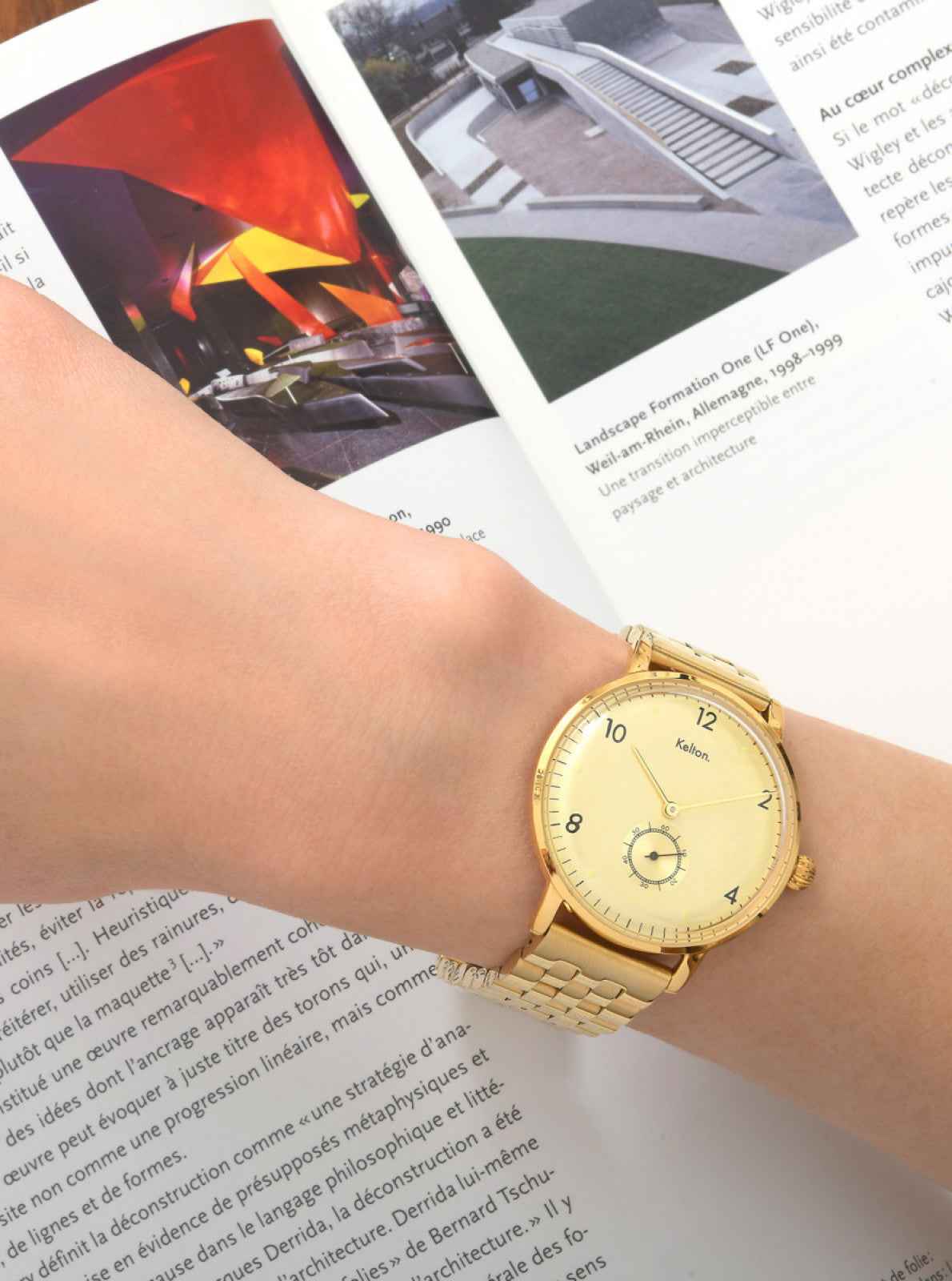 kelton-h-ritage-villa-montre-gold-noire image 2
