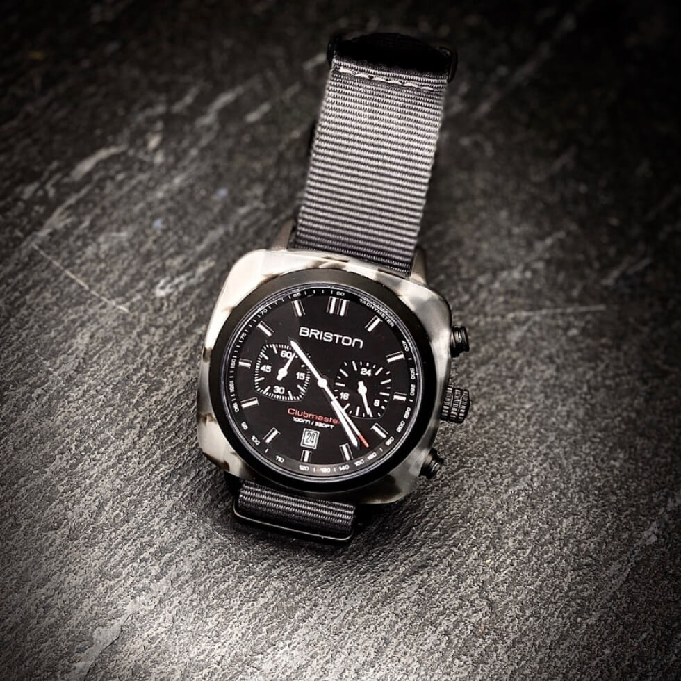 briston-clubmaster-sport-chrono-alpine-hunter-42-mm-noir-mat image 4