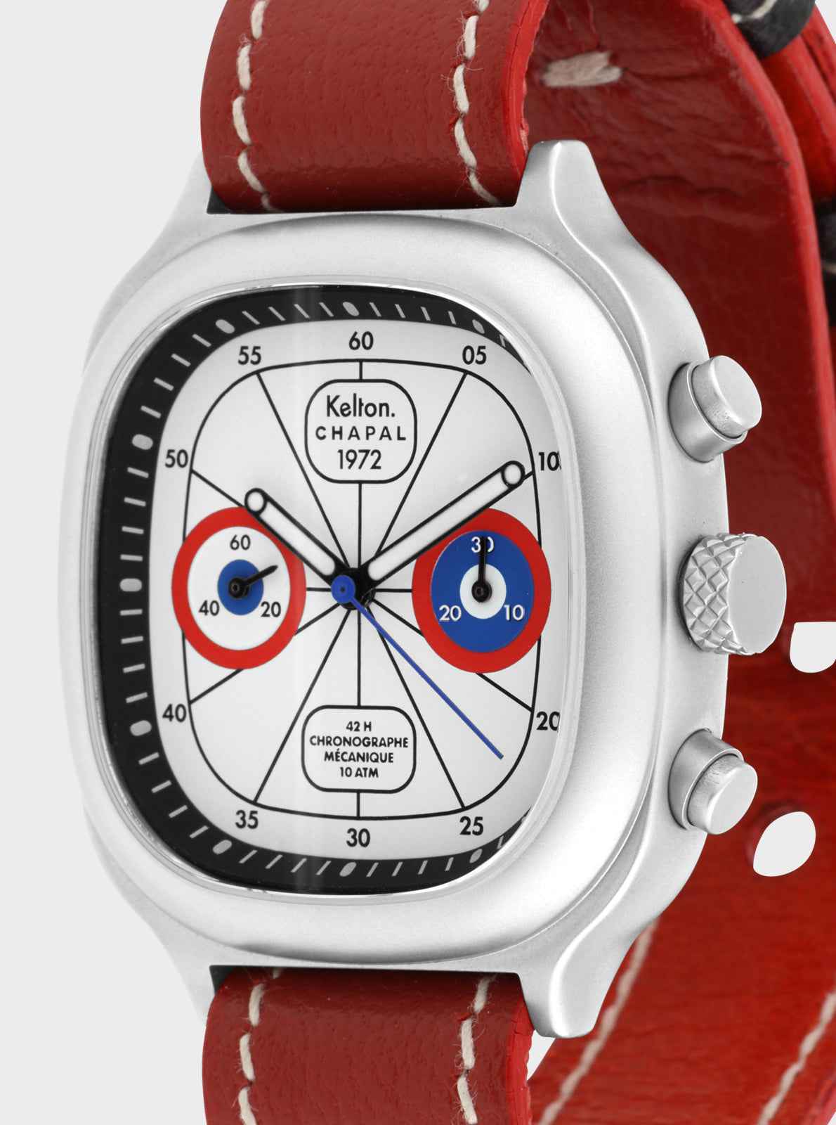 kelton-chronographe-1972-sky-red-blue-x-chapal-montre image 6