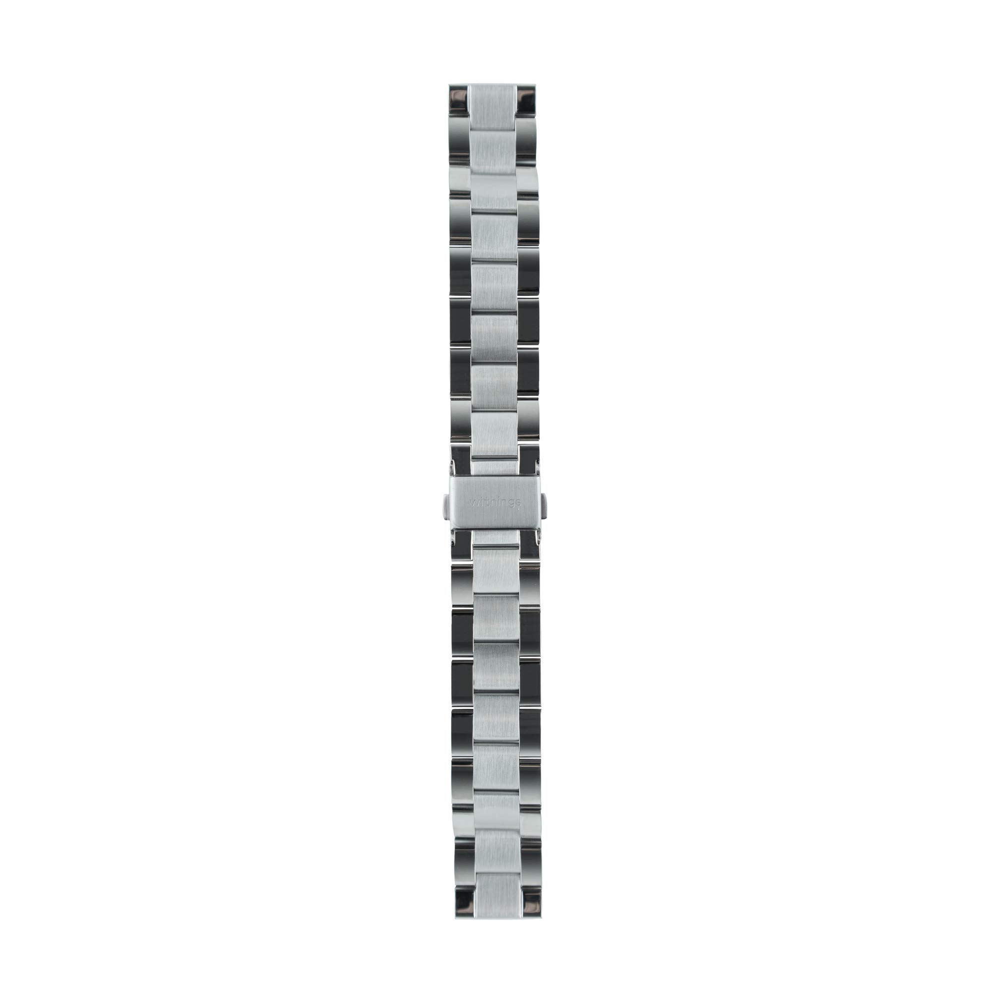 withings-bracelet-milanais-acier-inoxydable-18-20-mm-gris-pour-scanwatch-steel-h image 7