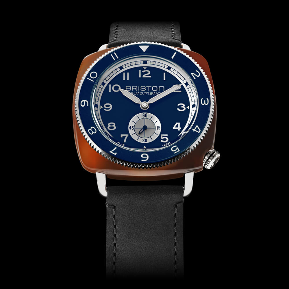 briston-clubmaster-legend-petite-seconde-bleu-marine-39-mm-automatic image 2