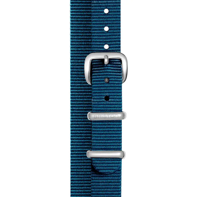 briston-clubmaster-lady-bracelet-type-nato-12-mm-bleu-canard image 1
