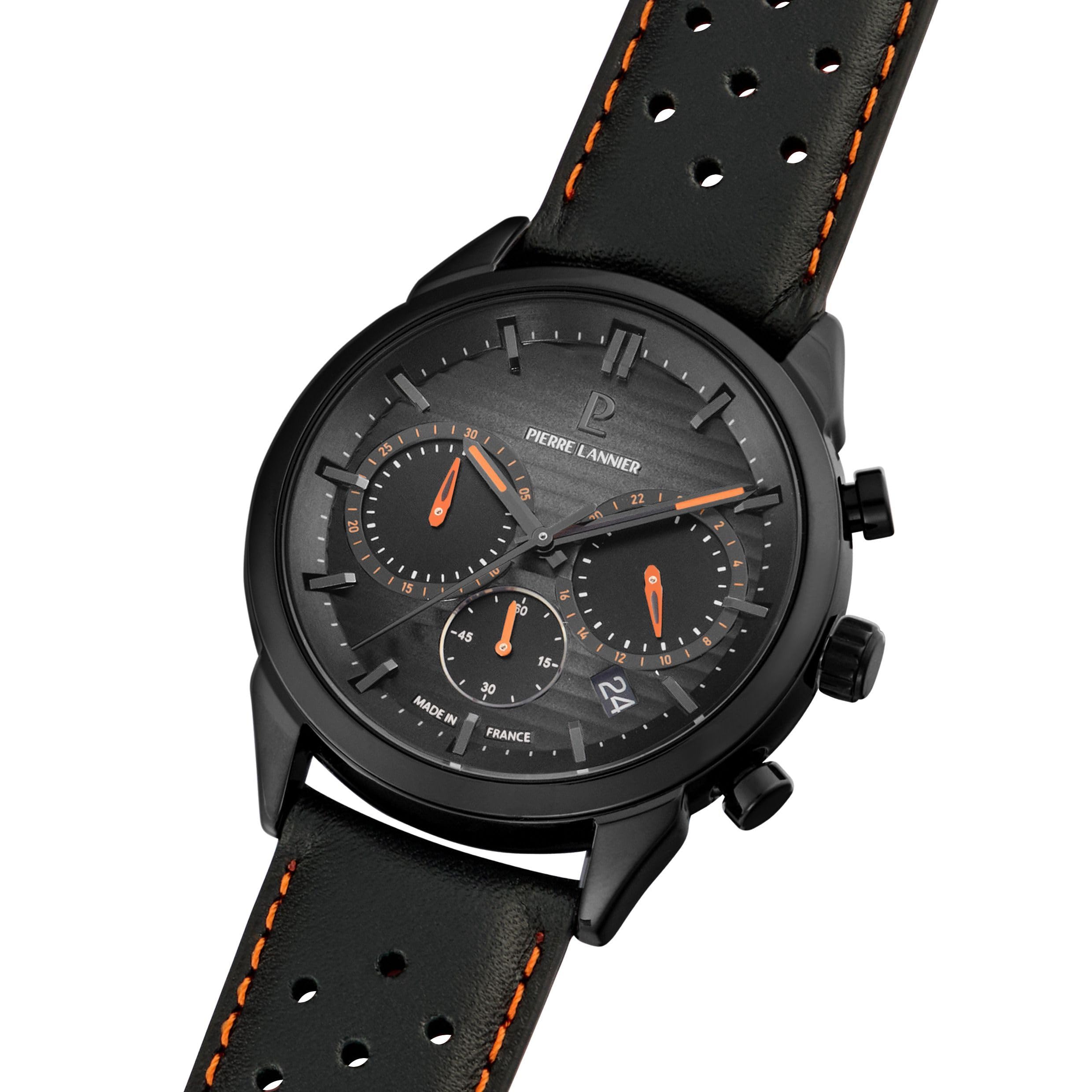 pierre-lannier-monarck-chronographe-quartz-43-mm-acier-inoxydable-5-atm image 3