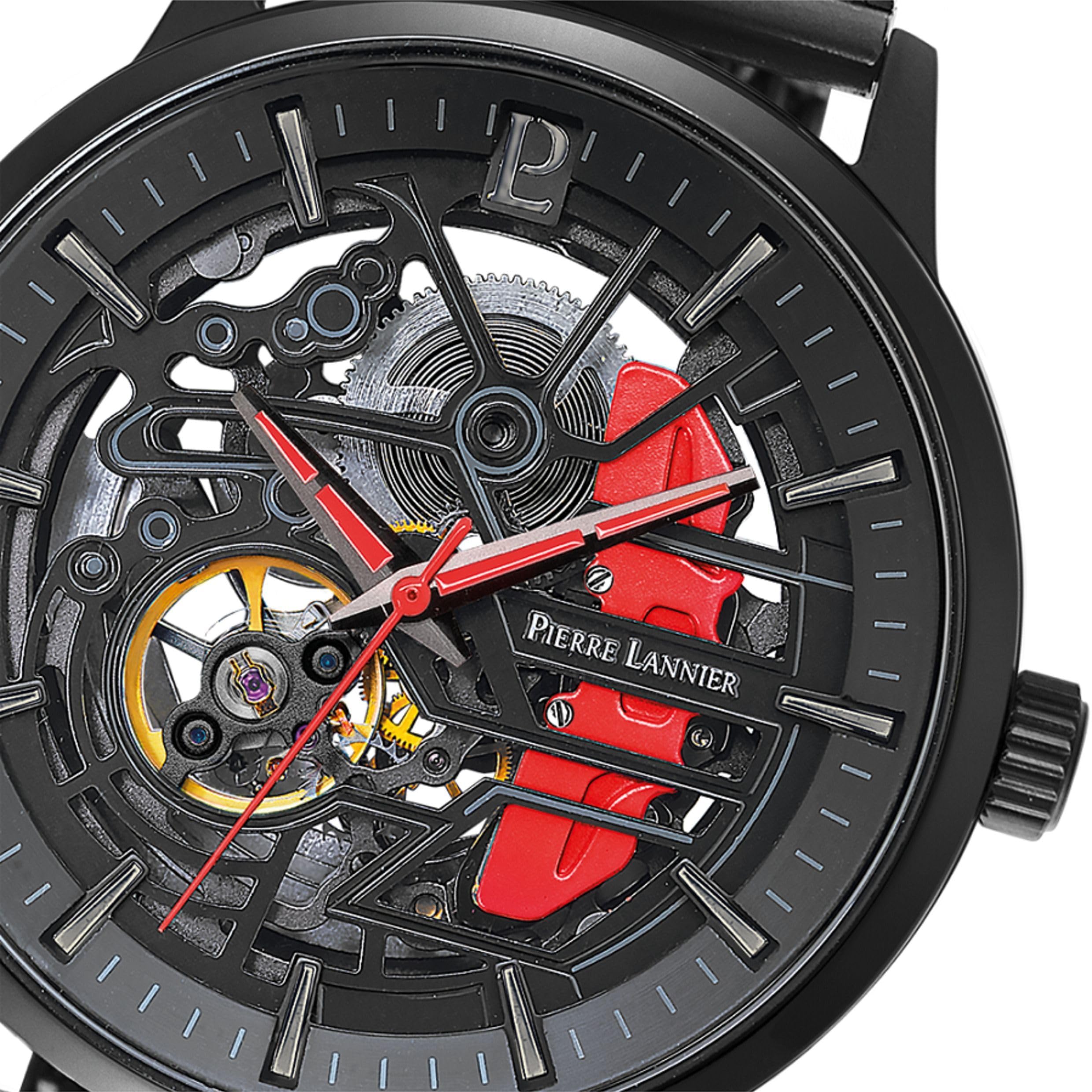 pierre-lannier-paddock-montre-automatique-homme-43-mm-acier-inoxydable-5-atm image 3