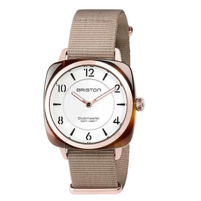 briston-clubmaster-chic-hm-montre-36-mm-gold-blanc image 1