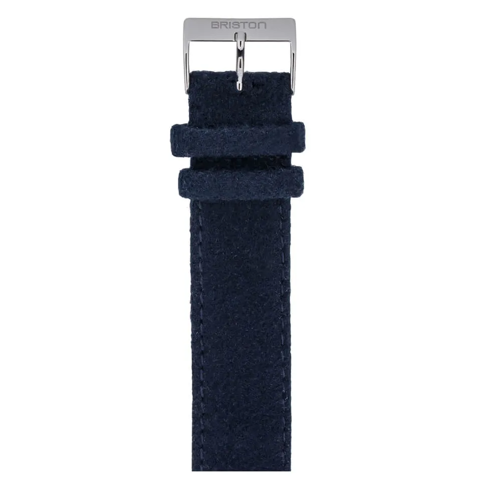 briston-bracelet-flanelle-bleu-marine-20-mm image 1