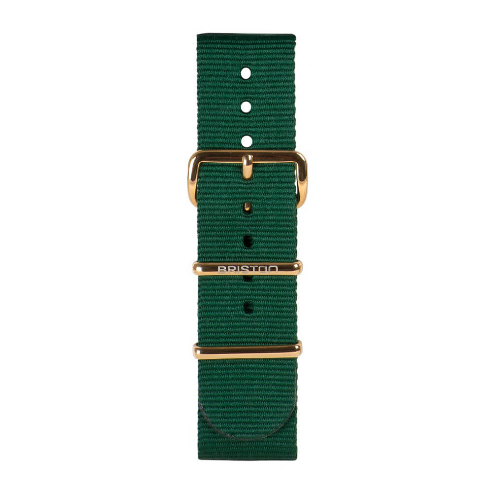 briston-clubmaster-classic-bracelet-type-nato-vert-anglais-20-mm image 2