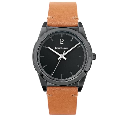 pierre-lannier-214k434-homme-analogique-quartz-bracelet-cuir-noir image 6
