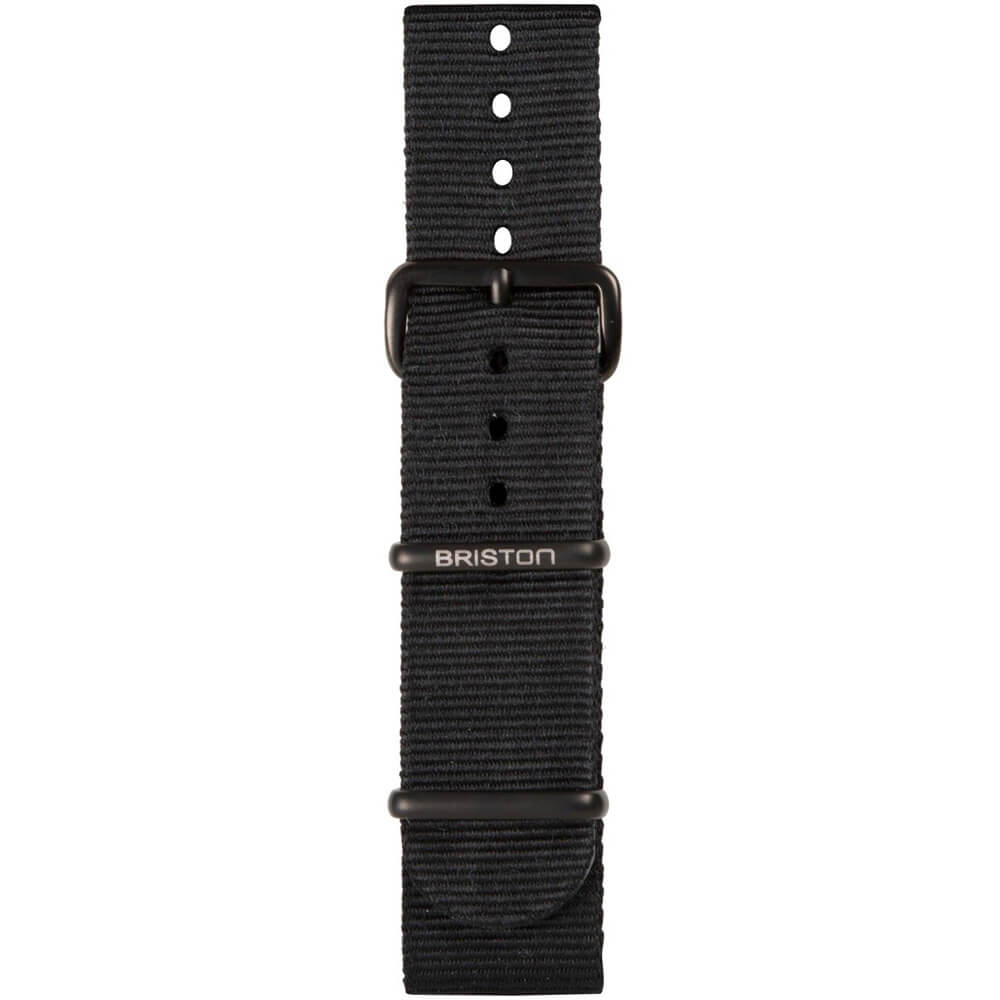 briston-bracelet-type-nato-20-mm-noir-clubmaster-classic image 4