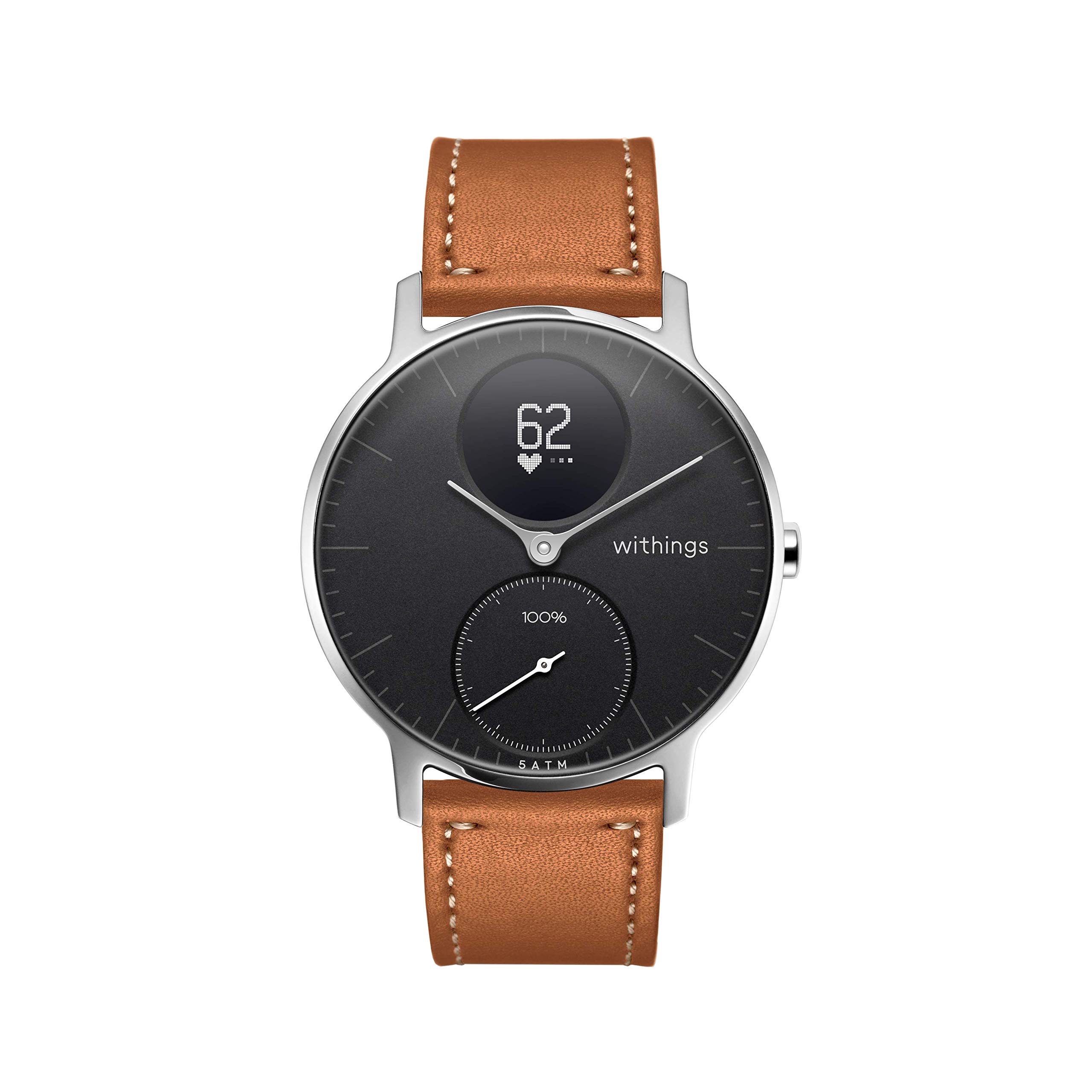 withings-bracelet-cuir-premium-18-mm-pour-scanwatch-38-mm-et-steel image 3