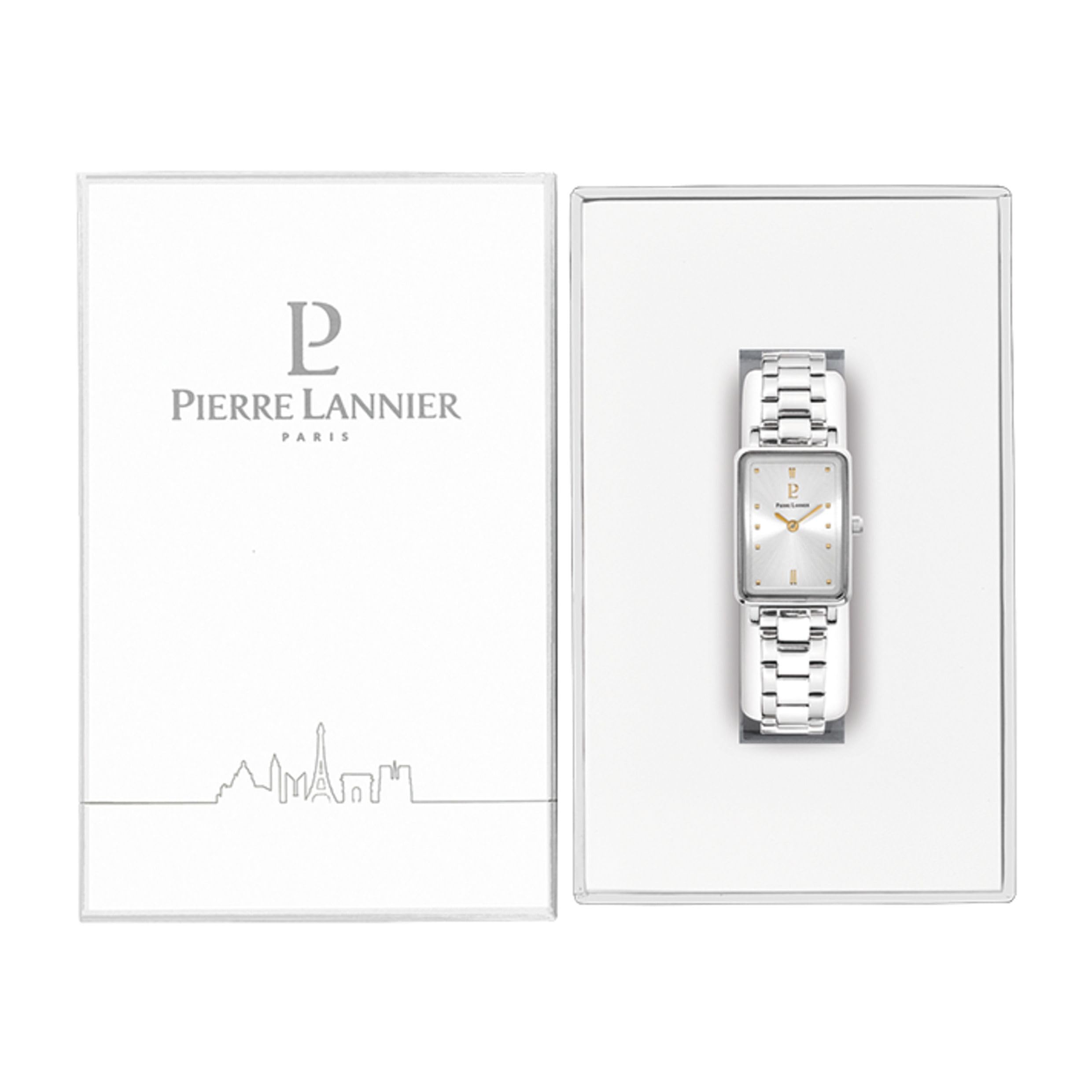 pierre-lannier-montre-ariane-quartz-acier-inoxydable-28-4-mm-3-atm-2 image 5