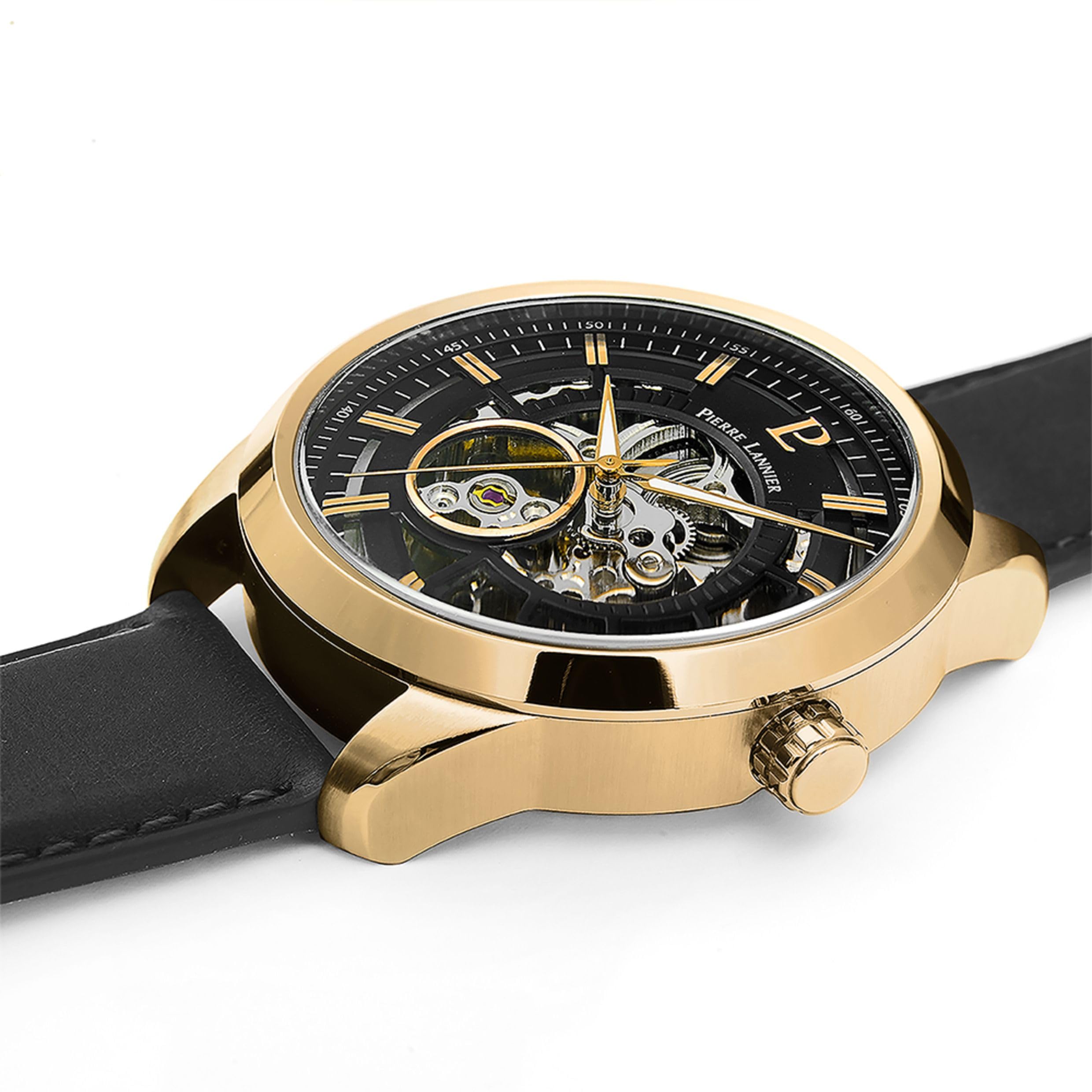 pierre-lannier-automatic-montre-automatique-44-mm-acier-5-atm image 2