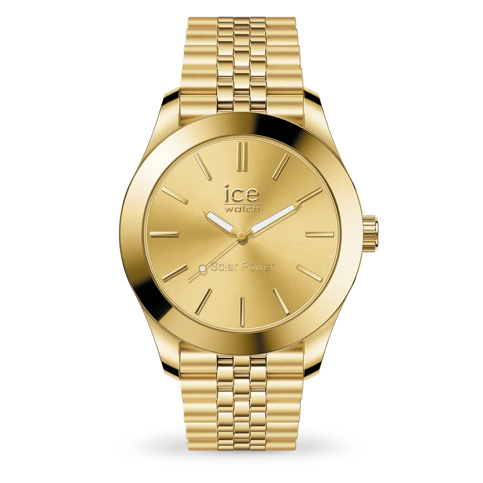 ice-watch-ice-steel-solar-power-gold-montre-solaire-femme-acier-dor image 1