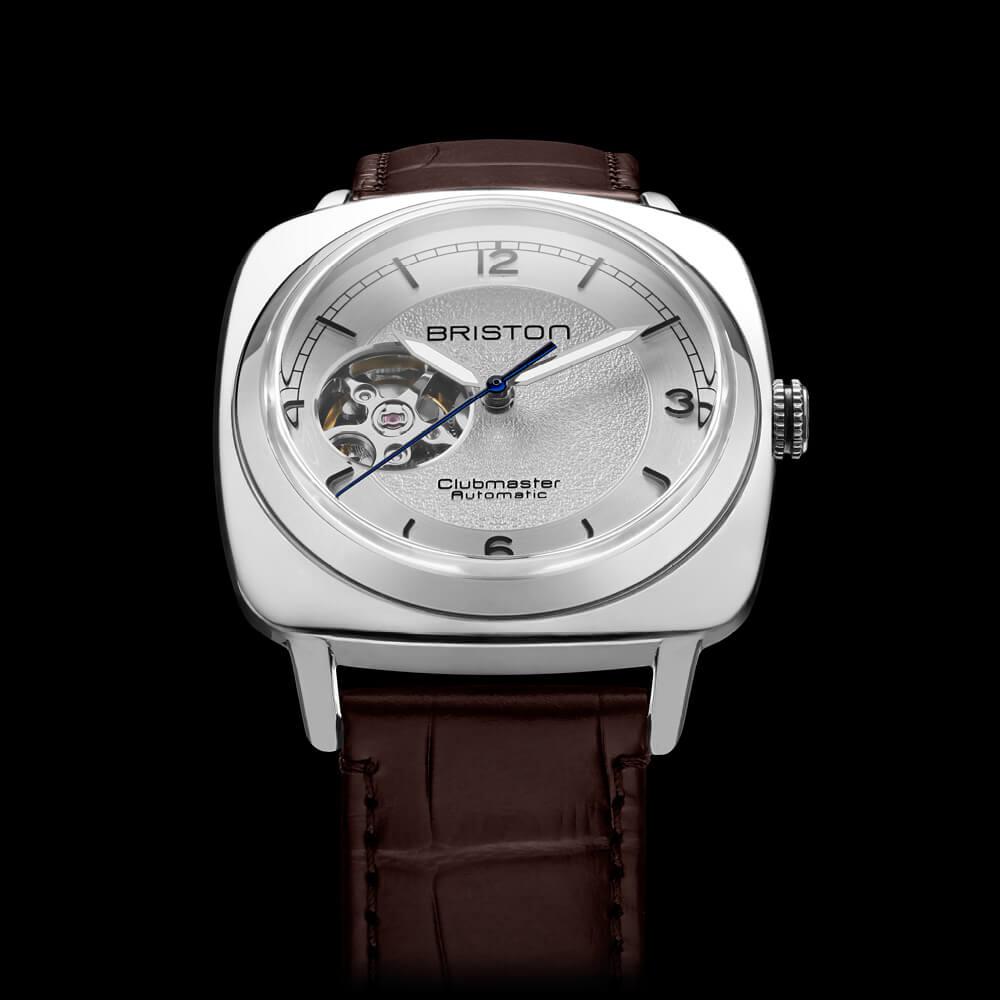 briston-clubmaster-legend-classic-open-automatique-39-mm-acier-blanc image 2
