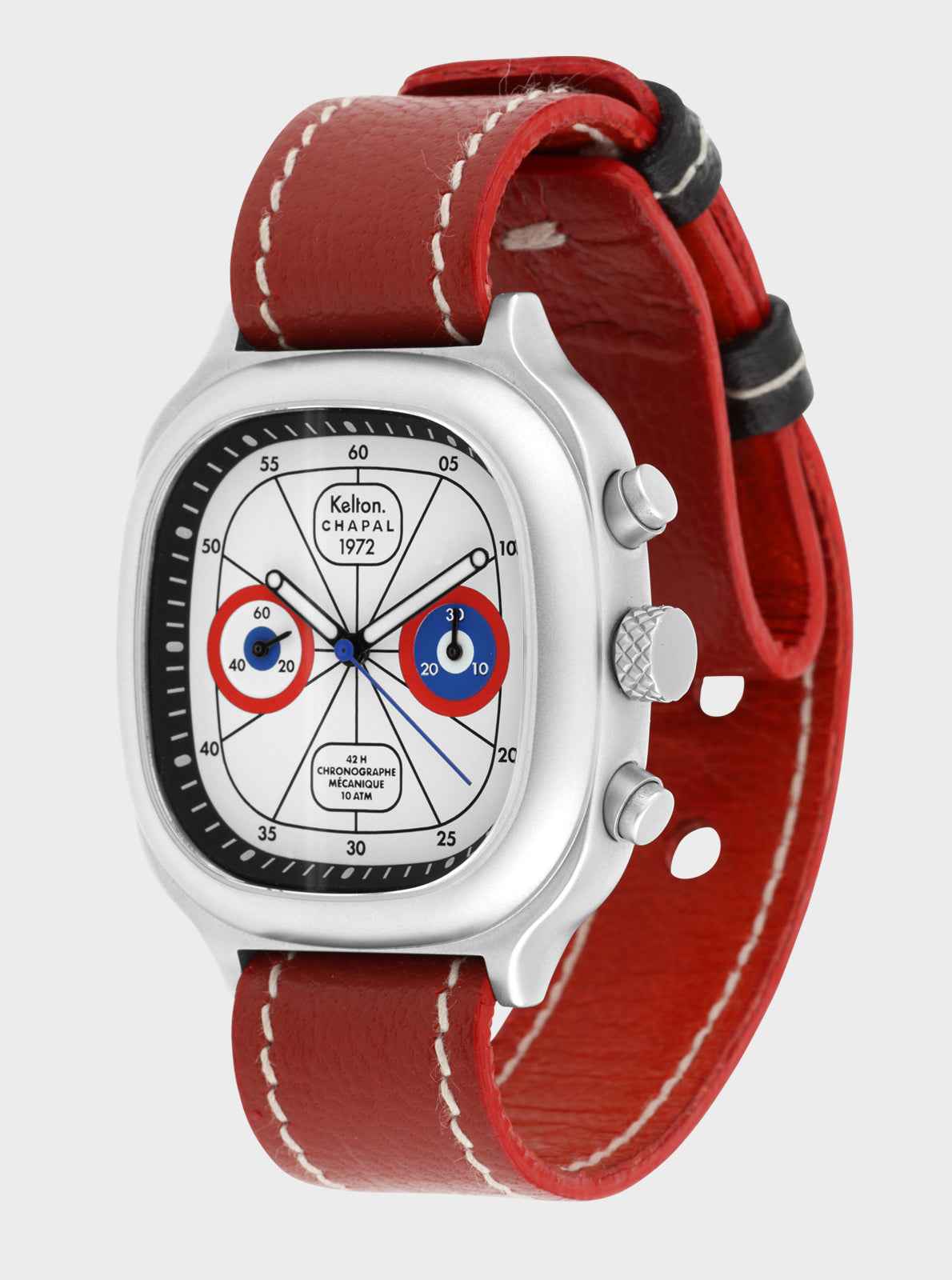 kelton-chronographe-1972-sky-red-blue-x-chapal-montre image 5