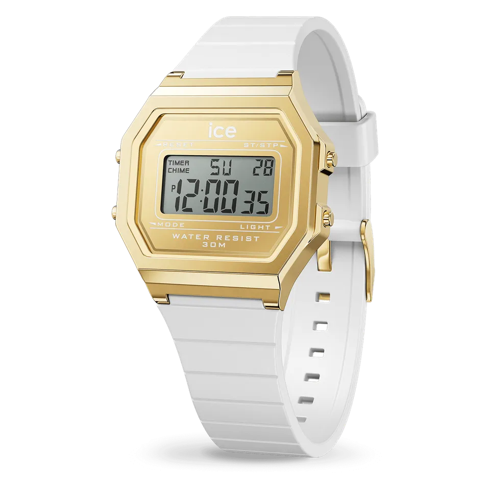 ice-watch-ice-digit-retro-white-gold-montre-digitale-femme-adulte image 1
