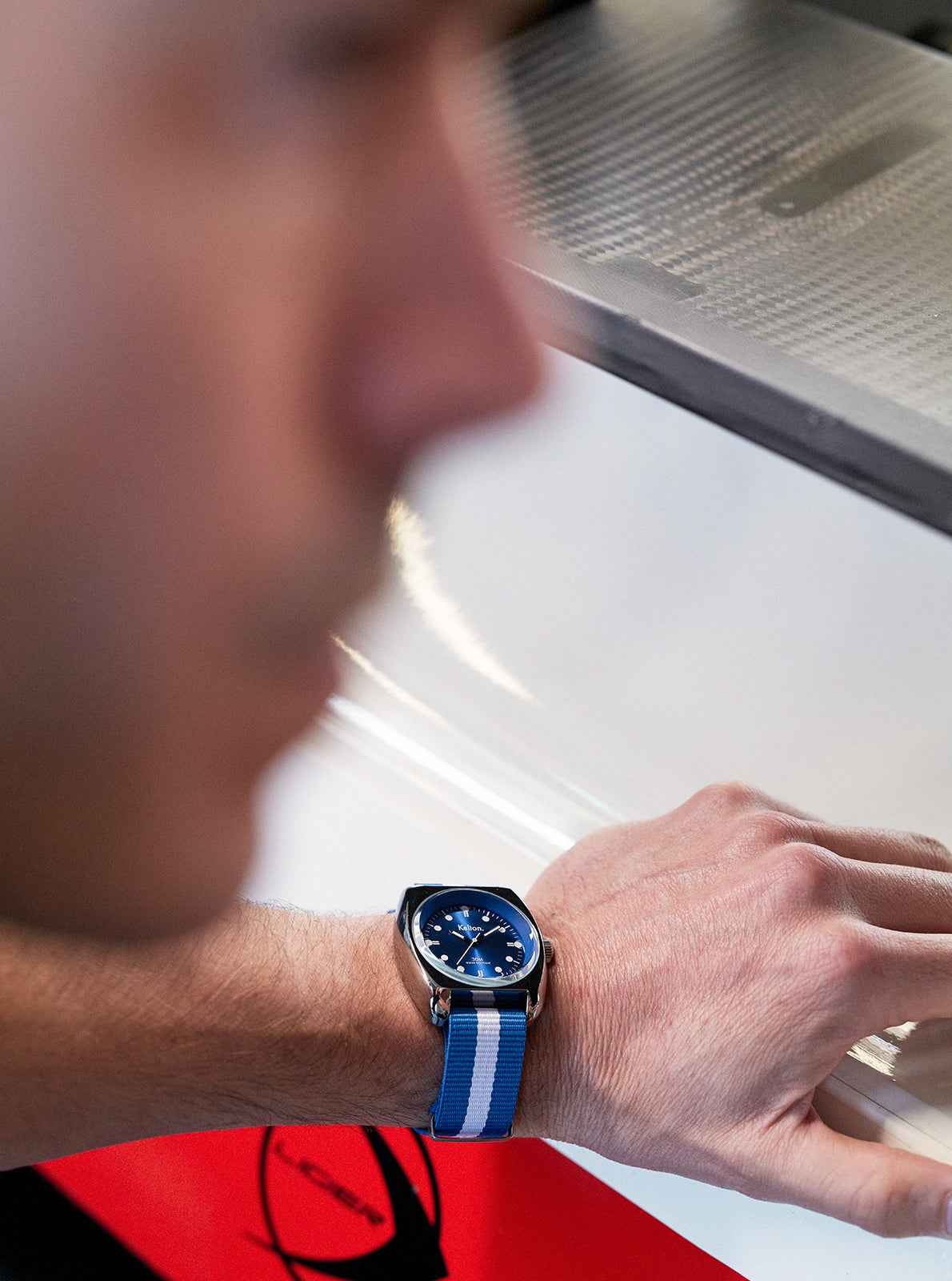 montre-kelton-rc2-nato-bleu-blanc-guardsman-blue-quartz image 4