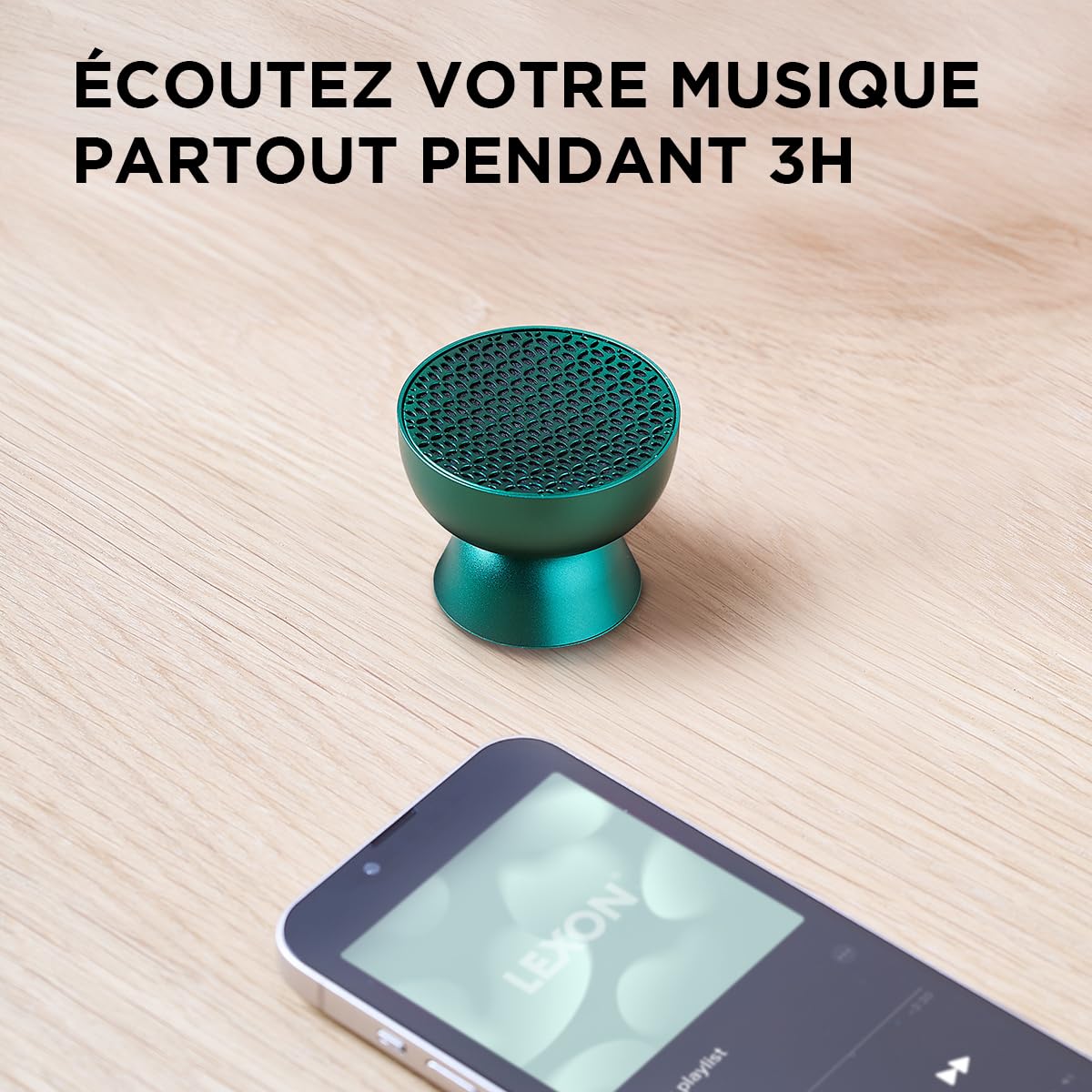 lexon-tamo-mini-enceinte-bluetooth-portable-vert-sombre image 4