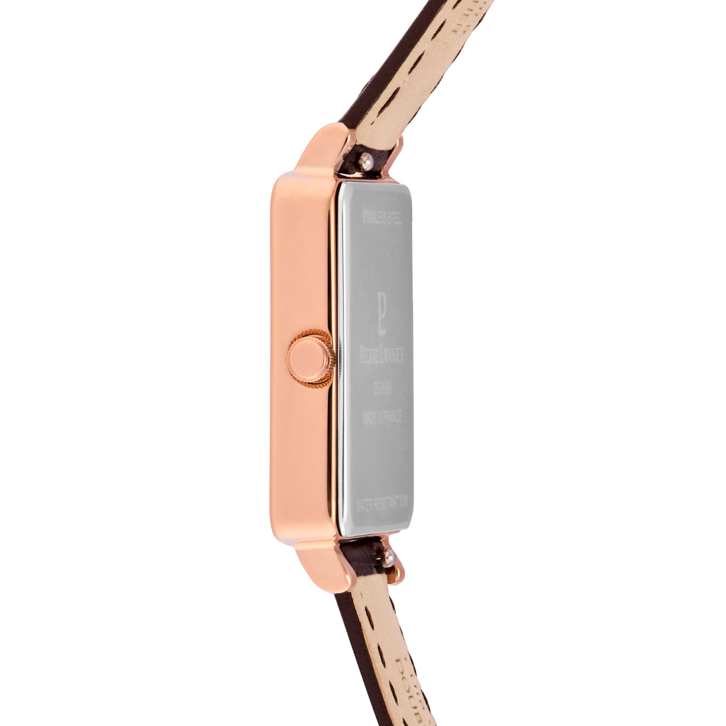 pierre-lannier-ariane-montre-femme-acier-et-cuir-21-mm-3-atm image 2
