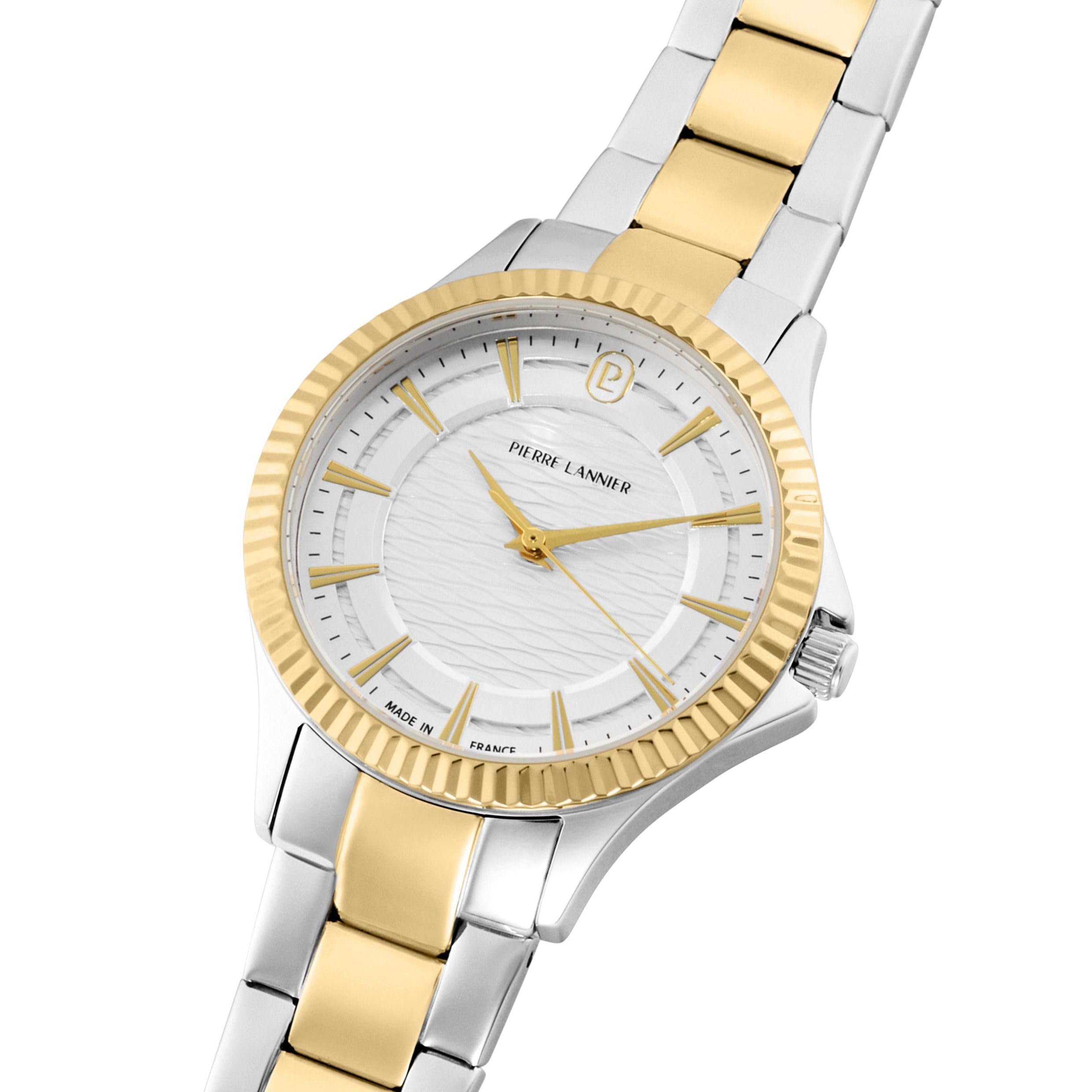 pierre-lannier-metropolitain-montre-quartz-acier-inoxydable-33-mm-5-atm-2 image 3