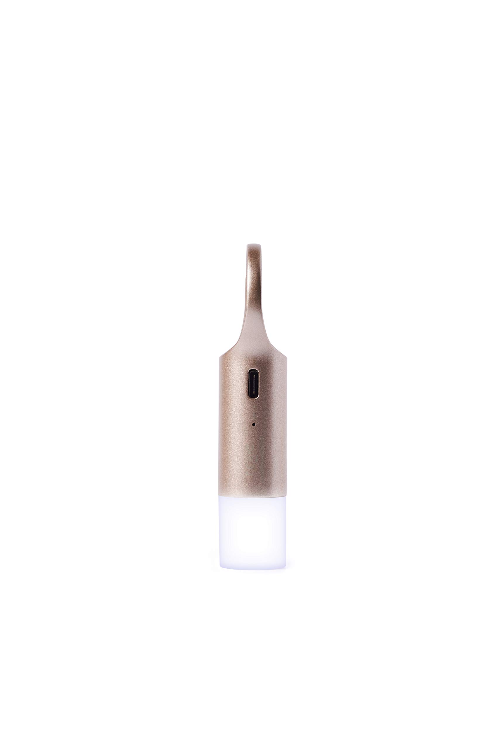 lexon-nomaday-flash-lampe-led-signalisation-mousqueton-dor-e image 2