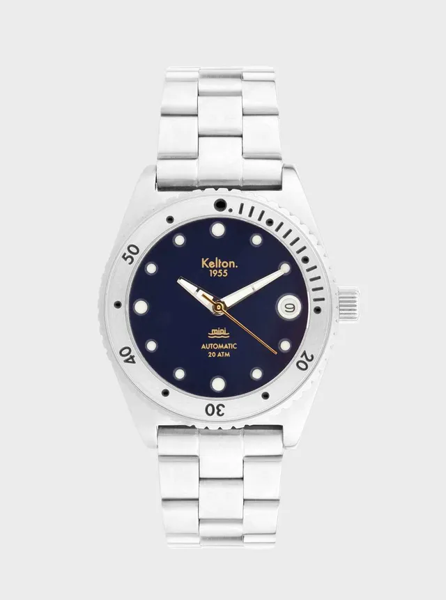 kelton-mini-1955-plong-e-34-mm-navy-20-atm image 1