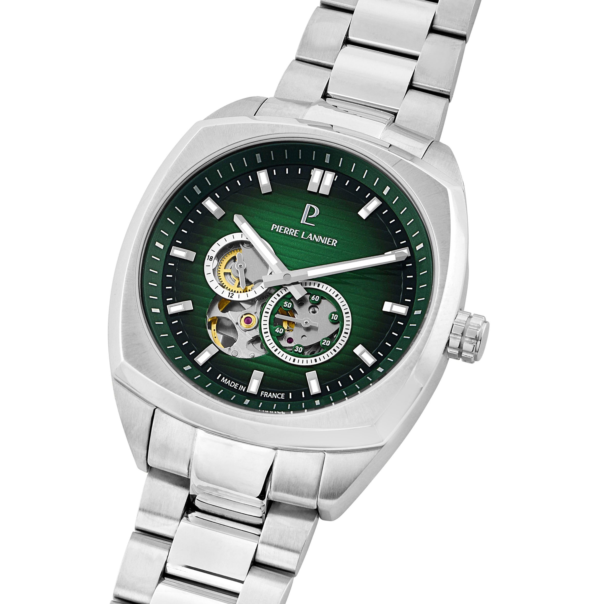 pierre-lannier-arcadius-montre-automatique-42-5-mm-acier-inoxydable-5-atm image 2