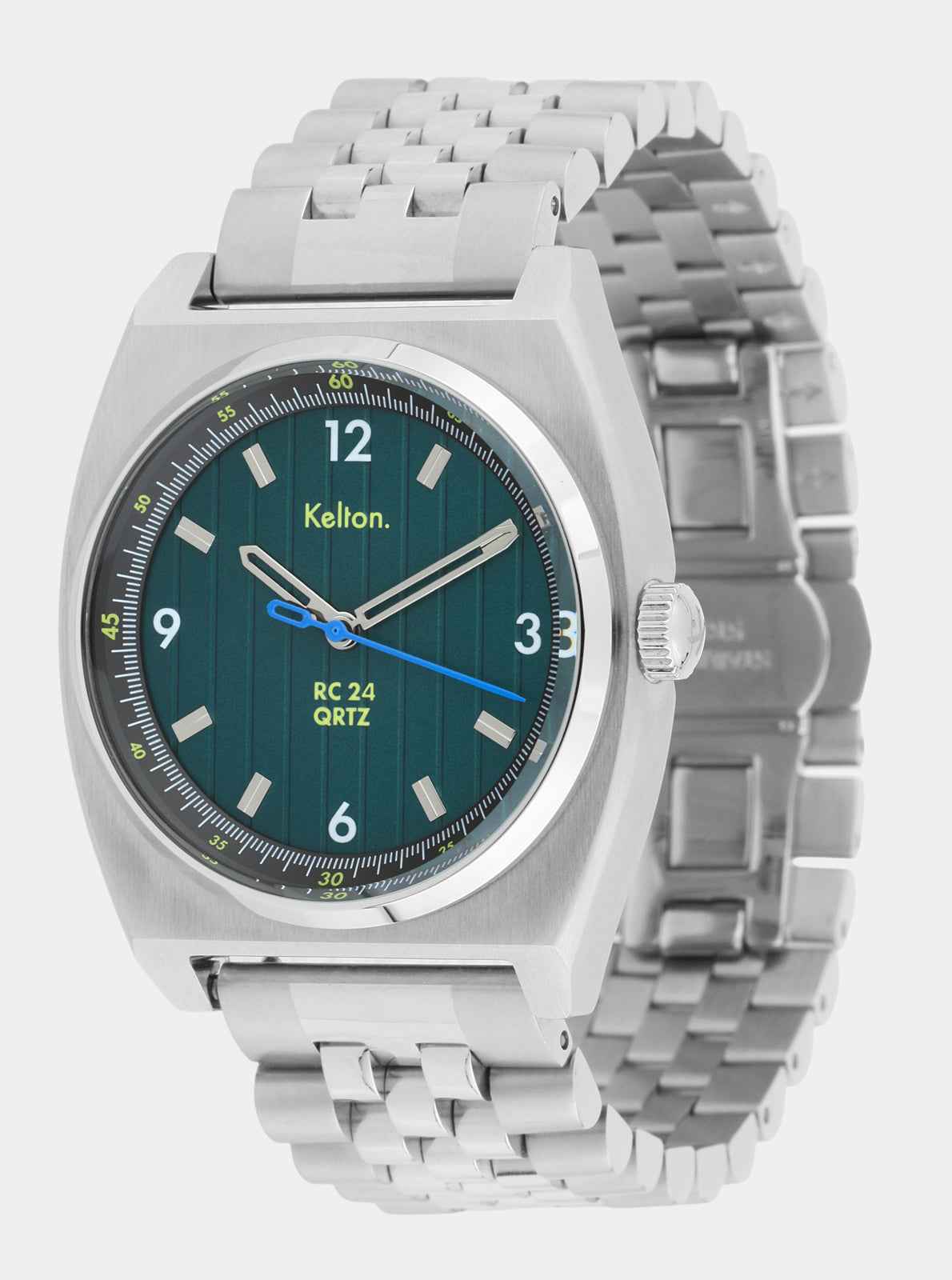 montre-kelton-rc24-electric-quartz-verte-bracelet-jubilee image 6