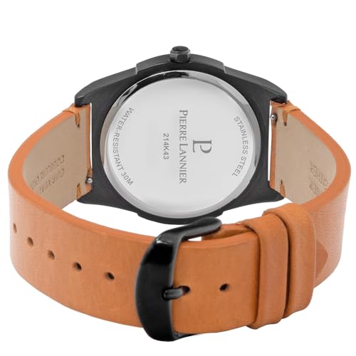 pierre-lannier-214k434-homme-analogique-quartz-bracelet-cuir-noir image 7