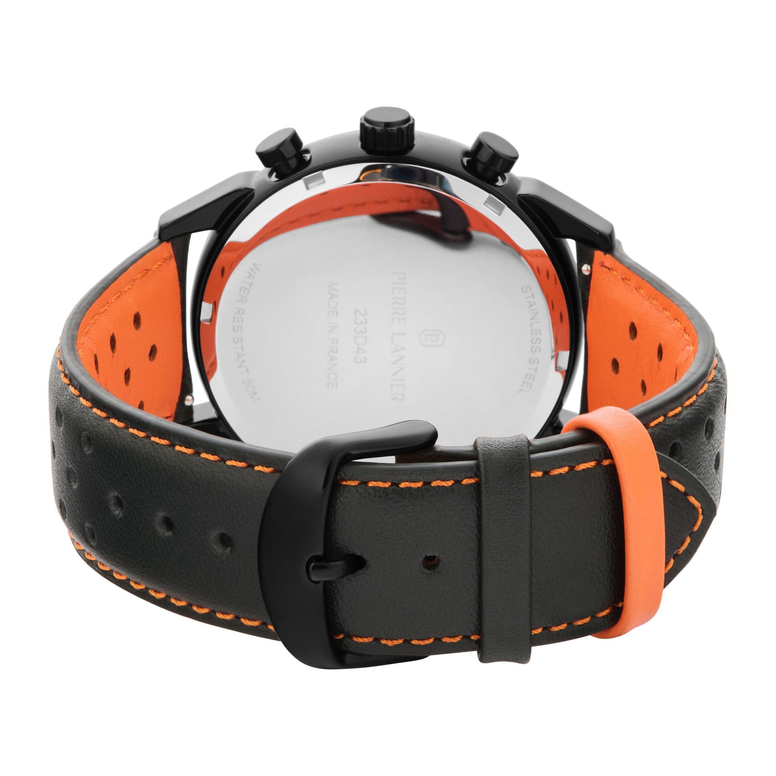 pierre-lannier-monarck-chronographe-quartz-43-mm-acier-inoxydable-5-atm image 5